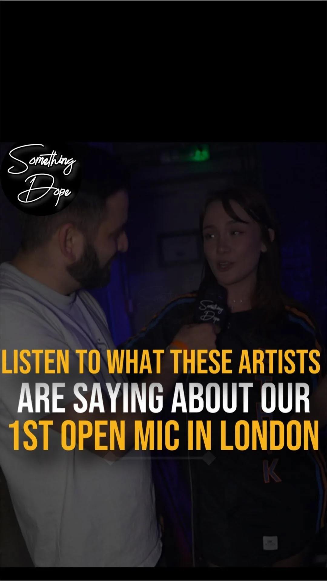 The artists say it themselves
