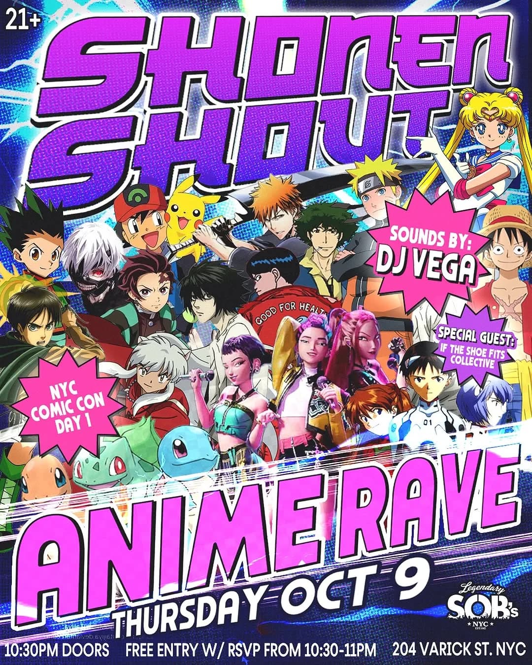 Shonen Shout announced for NYC Comic Con